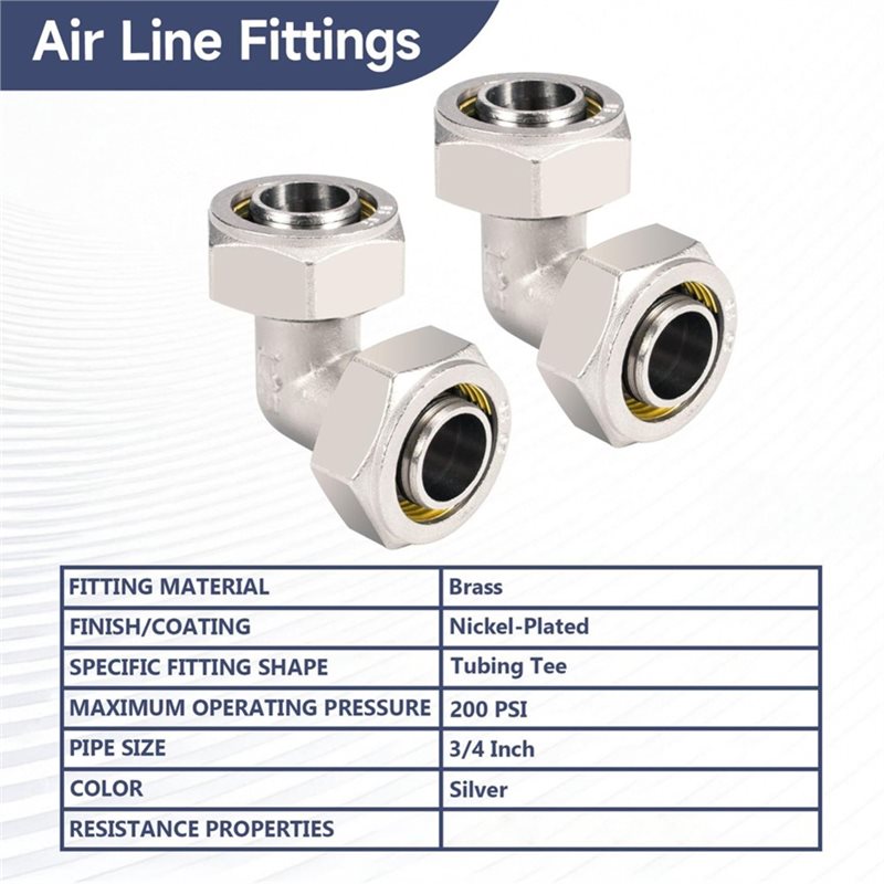 Фитинги для воздушных линий DT – обзор и цена Compression Fitting Brass