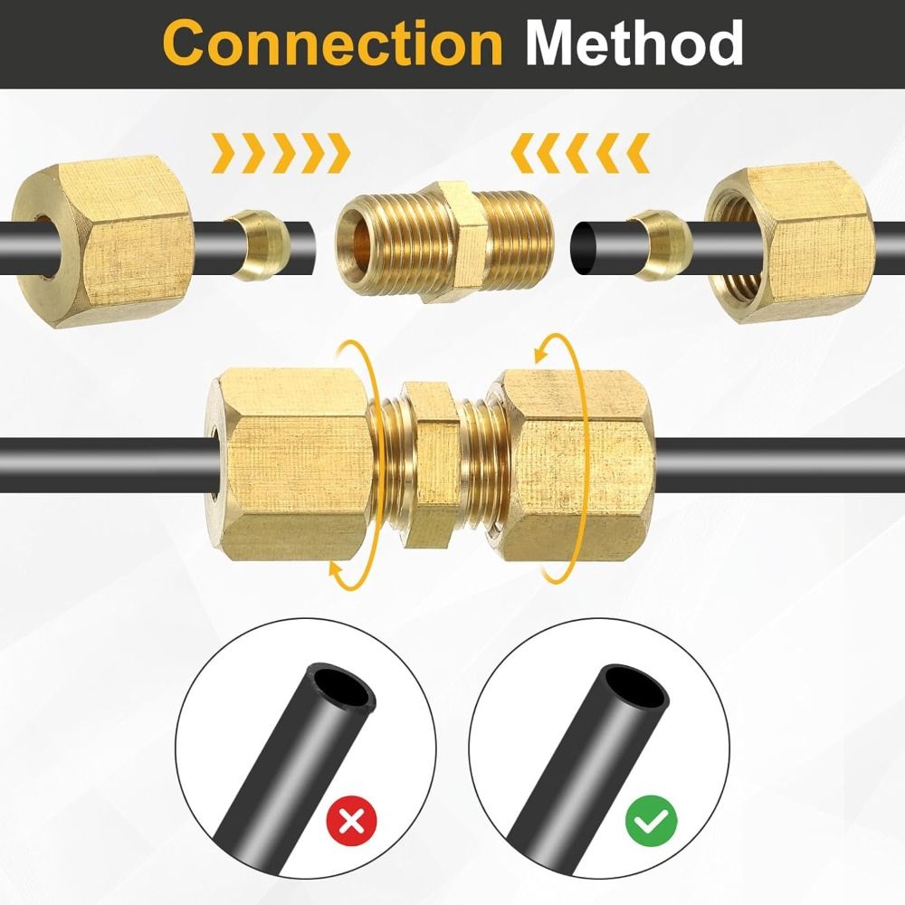 Латунный компрессионный фитинг – обзор и цена Compression Fitting Brass