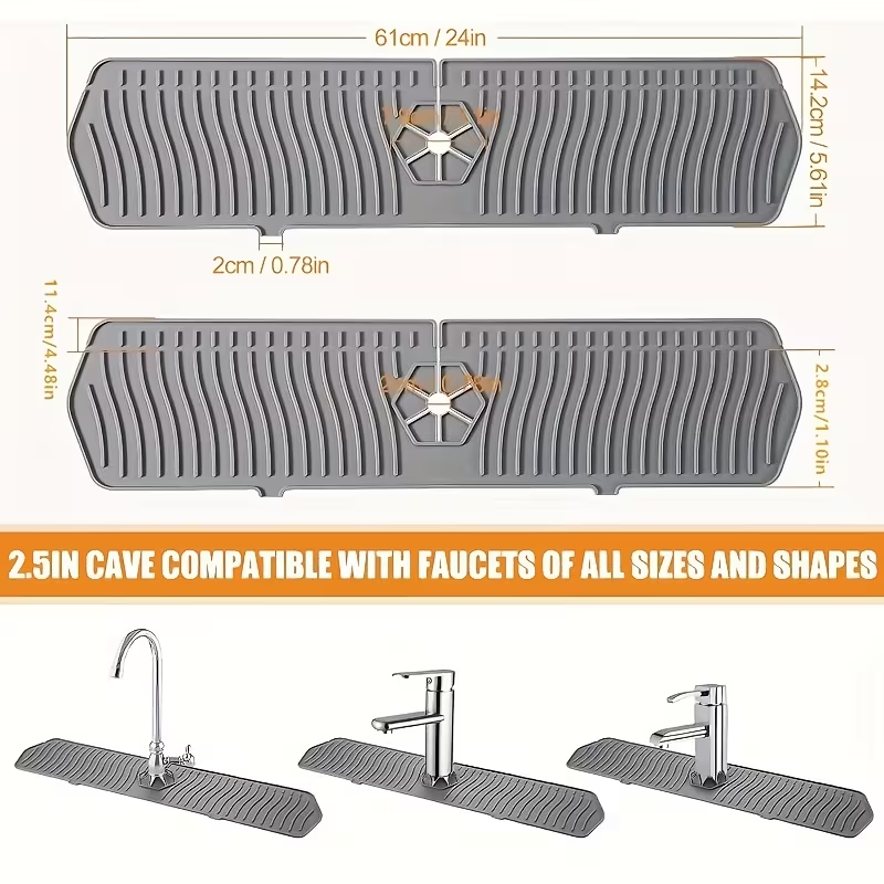 Силиконовый коврик для кухонно – обзор и цена Silicone Tap Washer